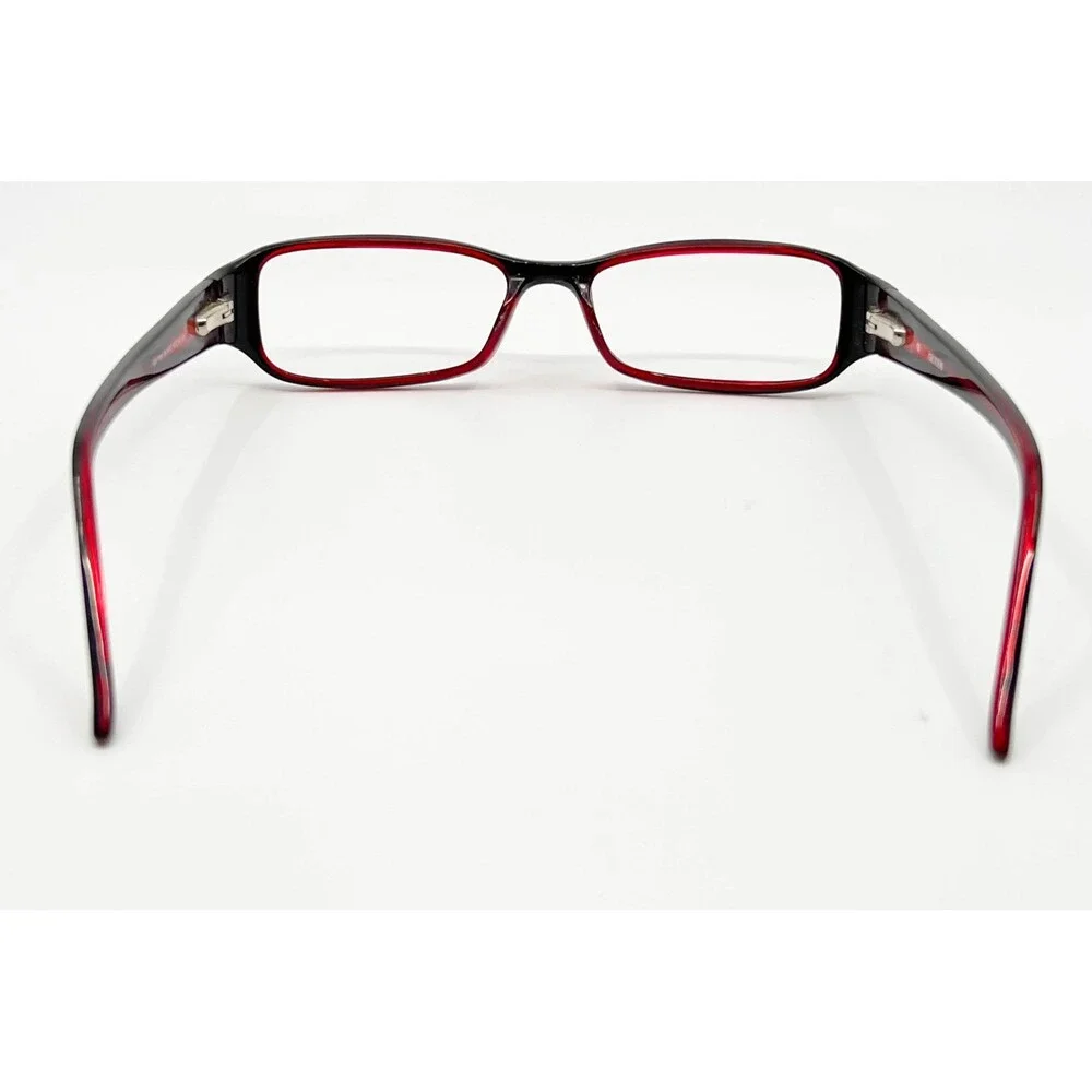 Guess Eyeglasses Frames Womens Black Red GU 1564 BLKRD Rhinestone 52-16-135